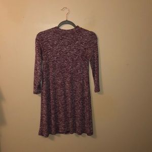 Maroon Sweater Dress